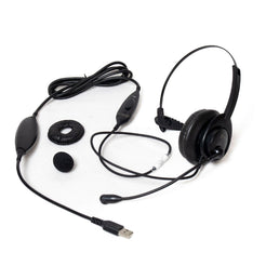 Starkey SM5300-MOTH-PTT Monaural Military USB Headset with Push-To-Tal ...